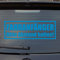 Hellweg Druckerei Fahranfänger Bitte Abstand halten Fun Auto Aufkleber Sticker Heckscheibenaufkleber