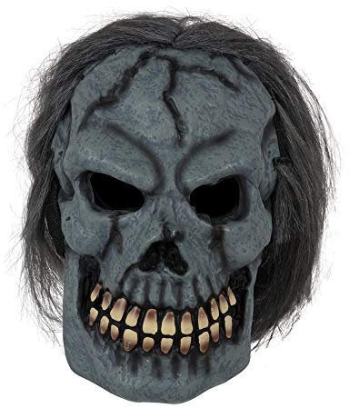 Skull Mask with Hair | 1pc.