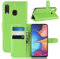 Fertuo Coque Samsung A20e, Antichoc Portefeuille Étui Housse en Cuir à Rabat Flip Cover Case avec Silicone Bumper, Porte Carte, Béquille, Boucle Magnétique pour Samsung Galaxy A20e, Vert