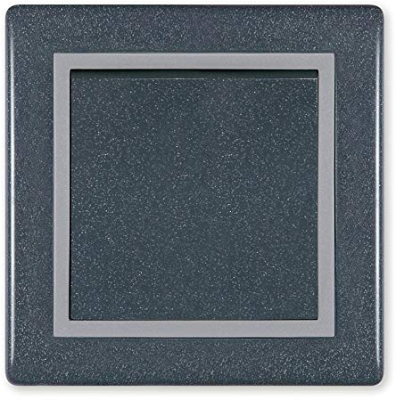 ALING-CONEL Ein/Aus Schalter 10AX/250V~ inkl.Rahmen (komplett) Graphit/Grau/Graphit