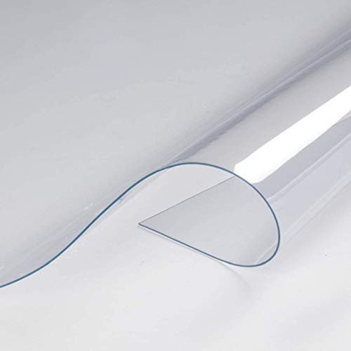 LKW PVC Plane transparent Fensterfolie Fensterplane Abdeckplane Abdeckfolie Schutzplane Windschutz | für Duschvorhänge, Gebäudevorhänge | SCHULZ Fensterfolie | 0.8mm x 140cm x 5m