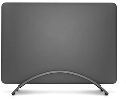 jiande 3PCS Laptop Stand Compatibile con MacBook, economia di Spazio Verticale Supporto da Tavolo for Apple Notebook Grey 10 H Computer Raffreddamento Staffa