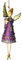 Engel Weihnachten Baumschmuck Figur Deko Hänger Christbaumschmuck Ornament 12 cm (lila mit Bäumchen)