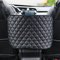 DOULEIN Organizador Coche, Soporte para Bolso de Mano de Coche Bolsa de Cuero para Almacenamiento de Asiento de Coche Organizadores para Asientos de Coches