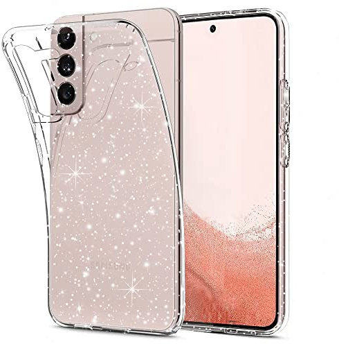 Beetop Kompatibel Mit Samsung Galaxy S22 + Plus 5G Hülle Glitzer Schutzhülle Silikon TPU Handyhülle für Samsung Galaxy S22 Plus 5G - Durchsichtig