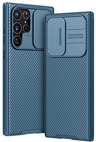 AROYI Schutzhülle kompatibel mit Samsung S22 Ultra 5G, Schutzhülle S22 Ultra 5G, Kameraschutz aus hartem Polycarbonat, Schutzhülle für Samsung Galaxy S22 Ultra 5G (6,8 Zoll), Blau