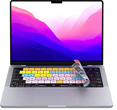 Avid Pro Tools Keyboard Cover for 14 & 16 MacBook Pro 2021+ with M1 Chips- Genuine Editors Keys Shortcut Cover