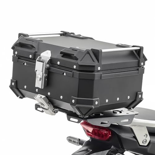Motorrad Alu Top Case Bagtecs XB22 Aluminium 22 Liter schwarz