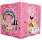 Character World Peppa Pig offiziell lizenzierte Aufbewahrungsboxen | 2er-Pack faltbare Aufbewahrungswürfel im Tropfen-Design