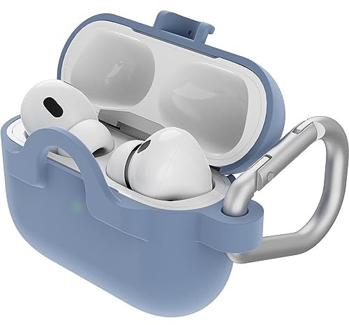 OtterBox Soft Touch Kopfhörer Hülle für AirPods Pro (1.gen / 2.gen) & AirPods Pro 2, stoßfeste, sturzsichere, ultraflache, Kratz- und Abriebfeste Schutzhülle für Apple AirPods, Blau
