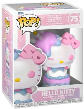 Funko Pop! Sanrio: Hello Kitty 50th - Hello Kitty In Cake - Collectable Vinyl Figure - Gift Idea - Official Merchandise - Toys for Kids & Adults - Anime Fans - Model Figure for Collectors and Display