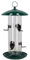 Rivanto® Vogelfuttersilo XXL Ø23 x 44 cm, Weichstahl, Grün, Futterstation für Wildvögel