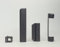 Maco Abdeckkappen - Set weiß Multi - Matic und Multi - Trend Scherenlager, Ecklager, Ecklagerband (braun)