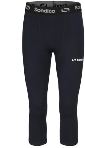 Sondico Mens Core Three Quarter Base Layer Tights Navy L