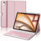 IVEOPPE Funda Teclado iPad Air 11 (M2 2024/M3 2025), Cover Teclado Español Ñ Retroiluminados Bluetooth Magnética Desmontable para iPad Air M2 2024/M3 2025 11 Pulgadas, Rosa