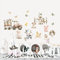 wolga-kreativ Wandtattoo Kinderzimmer Bauernhof Tiere | Selbstklebend & Nachhaltig | Wandtattoo Kinderzimmer Mädchen & Junge | Wandsticker & Wandaufkleber Kinderzimmer | Dekor für Kinderzimmer