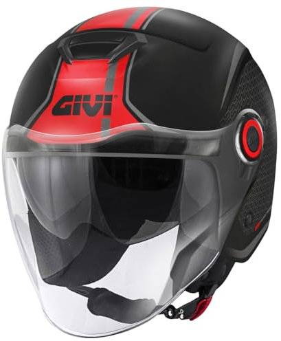 GIVI casco jet 12.5 nero H125FTHBR60 taglia L