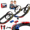 Slot Car Race Track Set for Kids Boys Girl Ages 6-7 8-12, Battery Powered or Electric Race Car Track for Kids 6-7 8-12, Dual Racing Slot Car Game 2 High-Speed Race Car 1:64 Scale Gift for Children