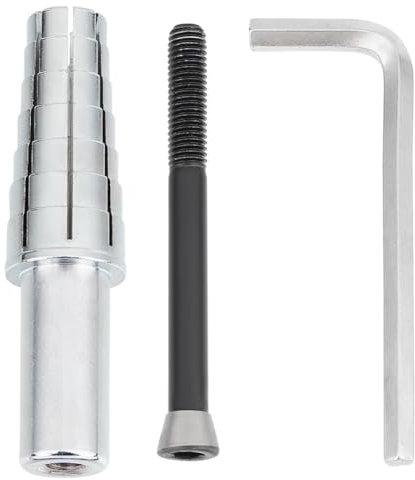 Yurhuit 1 Set Expansion Ring Mandrel with Hexagonal Internal for Lathe Heavy Duty Ring Shaping Tool for Ring Turning 7-14