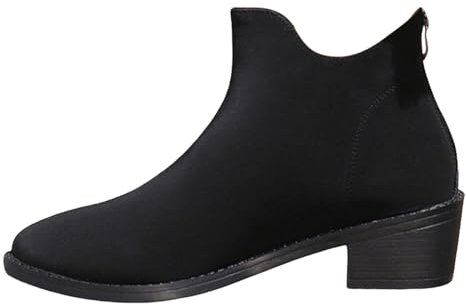 Stivali Donna Tacco Alto Stivali Donna Alti Fino al Ginocchio di Jeans Stivali Cowboy Donna Stivali da Donna Stivali Alti Donna Stivali Donna Gambale Curvy Stivaletti Donna con Tacco Stivaletto