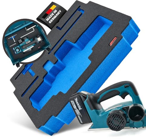 𝖠𝖯𝖳𝖤𝖷 Schaumeinlage passend für Makita Akku-Hobel DKP 180 für MakPac Gr. 3