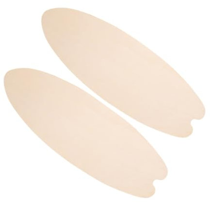 QUMIIRITY 2stücke Teiliges Blanko Holz Surfboard Wanddekoration Glatte Kanten Diy Kreativset Für Junge Mädchen Vielseitig Einsetzbar Drinnen Und Draußen Natürliche Verarbeitung Surfbrettform