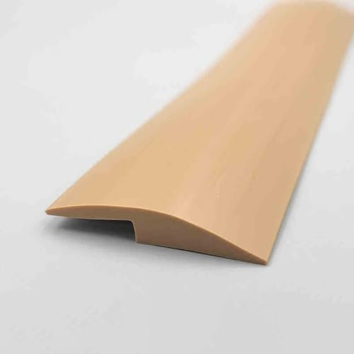 YHDMDQ Bodenübergangsleiste Selbstklebend, Böden Teppich Laminat Kanten Übergangsschiene, PVC Übergangsprofil Bodenreduzierer Für Abdeckungshöhe Innerhalb Von 5 Mm(Brown,3M(10Ft))