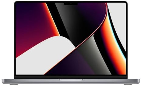 Apple MacBook Pro 2021 avec Puce Apple M1 Pro, processeur 8 cœurs, GPU 10 cœurs (14 Pouces, 16 Go de RAM, 1 to de Stockage SSD) (AZERTY Français) Gris Sidéral (Reconditionné)