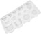 Angoily Ohrring Charms Form Silica Gel Wachs Sticks Weiß Tour Loom