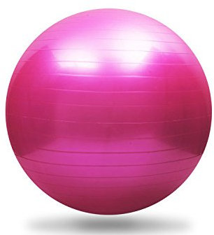 Lexys Gymnastikball Sitzball Yogaball Physioball mit Pumpe 75cm pink NEU OVP !!!