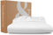 bo&button® Mako Satin Spannbettlaken | Echte Bio Luxusqualität | ALLE GRÖßEN für Matratzen & Boxspringbett Topper | 100% Baumwolle, GOTS & Fairtrade | 200x200 cm, 30 cm Höhe, White Weiss