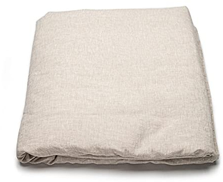 LinenMe Bettbezug 200 x 200 aus 100% Leinen - Deckenbezug, Bettdeckenbezug, Gewaschene Leinen Bettwäsche 200x200 cm - Natural