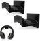 Brainwavz Cradle Headphone Hanger, Universal Stand Suitable for Sennheiser, Sony, Bose, Beats, AKG, Audio-Technica, Gaming Controller, Cables, Gamepad & Other Gaming Accessories (Large 2 Pack)