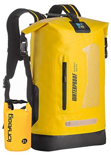IDRYBAG Wasserdichter Rucksack Dry Bag 20L/30L/40L, schwimmender trockener Rucksack wasserdicht für Männer, Trockensack wasserdichte Tasche für Rucksackreisen, Kajak