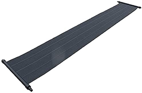 well2wellness Eco Solar Set de tapis solaire pour piscine | Chauffage de piscine | Tapis solaire 6,0 x 0,6 m | Plus kit de dérivation de 15 pièces | Chauffage de piscine solaire | Absorbeur de