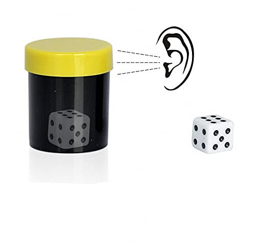 Mentalism Tricks - Crazy Cube - Sprechender Würfel - Zaubertrick - Mentalismus-Tricks - Magic Numbred Die, zwei solide Zylinder, Anleitung - All Ages
