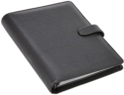 Filofax A5 Saffiano Organizer, Schwarz