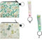 Porte-Monnaie 2 pièces avec 2 Sangles Porte-clés, Dinosaure Paresseux Dessin animé Mignon Porte-Monnaie, Sac de Rangement étanche pour pièces de Monnaie, Portefeuille à imprimé Animal, Unisexe.