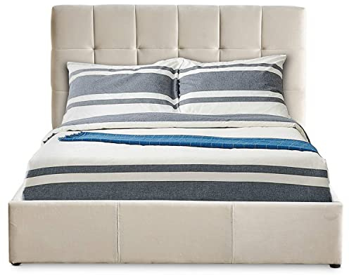 Menzzo Bett, Beige, 169 x 217 x 106 cm