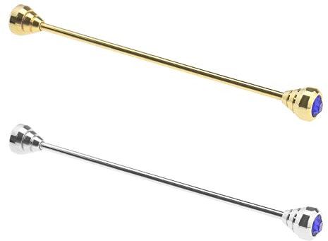 Create idea 2pcs Épingle de Cravate Chemise Hommes Collier Cravate Fermoir en Métal Broche Épingle Revers Bâton Épingle Hommes Chemise Décor pour Hommes Garçons Père Mari