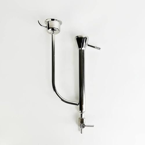 2(51 mm) Tri-Clamp-Flansch OD64 mm mit 1/4 Außengewinde für Alkoholmessung, für Destillation SS304-mit Kugelventil