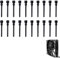 Soportes de Ventilador Antivibración, Tornillos de Goma para PC, Negro, 20 Piezas