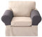 LERTREEUK 1 Paar Sofa-Armlehnenschoner, elastisch, abnehmbar (Dunkelgrau)