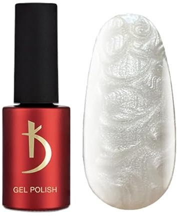Kodi Professional Vernis Semi Permanent Set en couleurs perlées - Gel Nail Polish Tornado Collection - Vernis à ongles gel UV LED Texturé Nude et longue durée - Pearl 7 ml