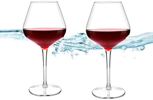 WIWIDANG Schwimmende Weingläser für den Pool (18 oz) Bruchsichere Weingläser am Pool, schwimmende Weingläser aus Kunststoff für den Pool (2pcs)