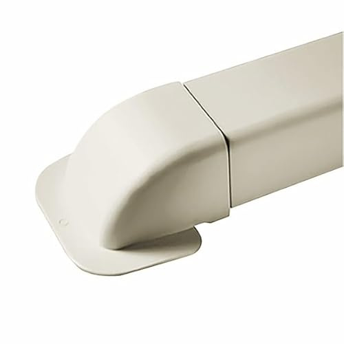DIFF - Passage de mur courbe 60 x 80 blanc crème 9001 (X 6) - DIFF