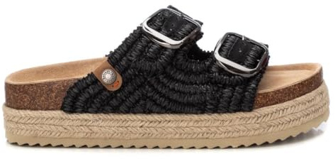 REFRESH - Sandalen Damen Schwarz - Bequeme und vielseitige Schuhe - Casual Mode - Modell 17272002 (Größe 40)