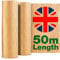 Sustainable Honeycomb Packing Paper 50m x 30cm | Made in UK | Bubble Wrap Alternative | Biodegradable Wrapping Paper for Moving, Packing & Shipping and Packing Breakables | Brown