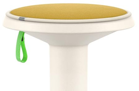 Interstuhl UPis1 Premium Sitzkissen - Besonders bequemes Stuhlkissen perfekt geeignet für Hocker, Stühle, Bänke und Fußböden - Perfekt UPis1 Bürohocker (ECO Honiggelb)