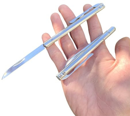 Obespina Petit Couteau Pliant Forme Stylo Fin De Poche Lame Acier Miroir Coupe Papier Style Japonais Collection De Poche Cadeau Homme